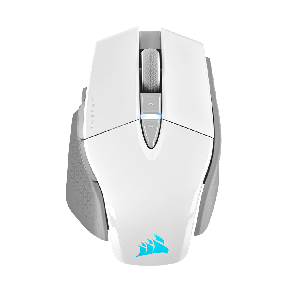 Corsair M65 RGB ULTRA WIRELESS Tunable FPS Gaming Mouse — White