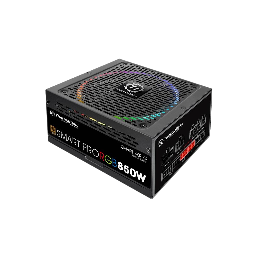 Thermaltake Smart Pro RGB - 850W 80PLUS Bronze ATX Modular PSU