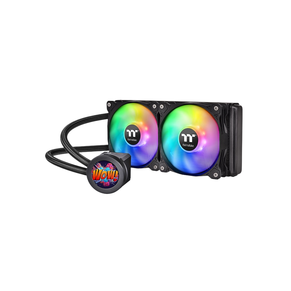 Thermaltake Floe Ultra RGB 240 - 240mm AIO Liquid CPU Cooler with LCD Display