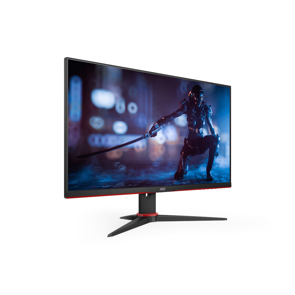 A large main feature product image of AOC Gaming 27G2SE - 27" FHD 165Hz 1MS VA Monitor