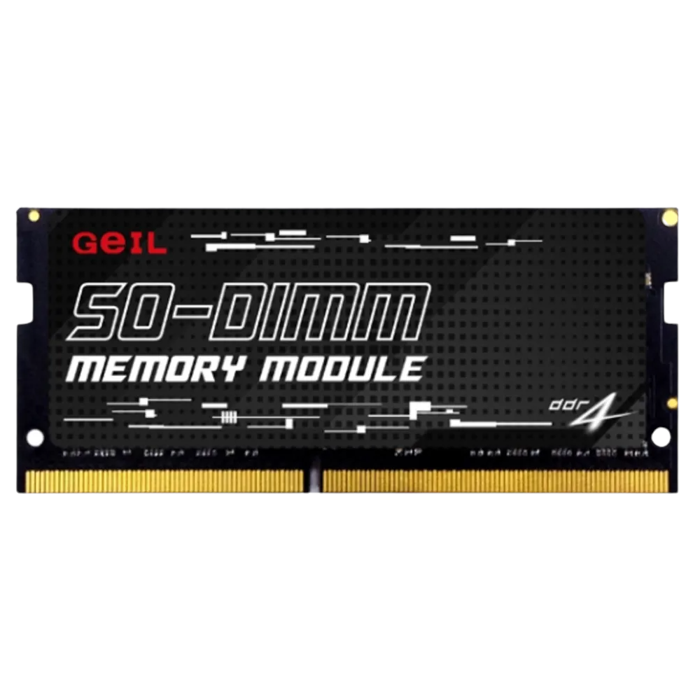 GeIL 16GB Single (1x16GB) DDR4 SO-DIMM 1.2V C19 2666MHz - Black