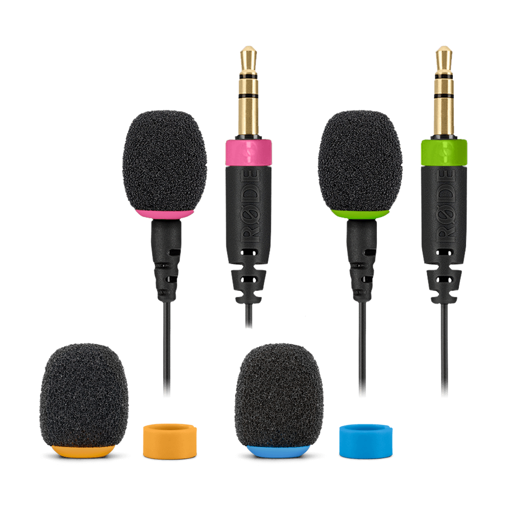A large main feature product image of RODE COLORS 2 Set For Wireless GO & Lavaliers