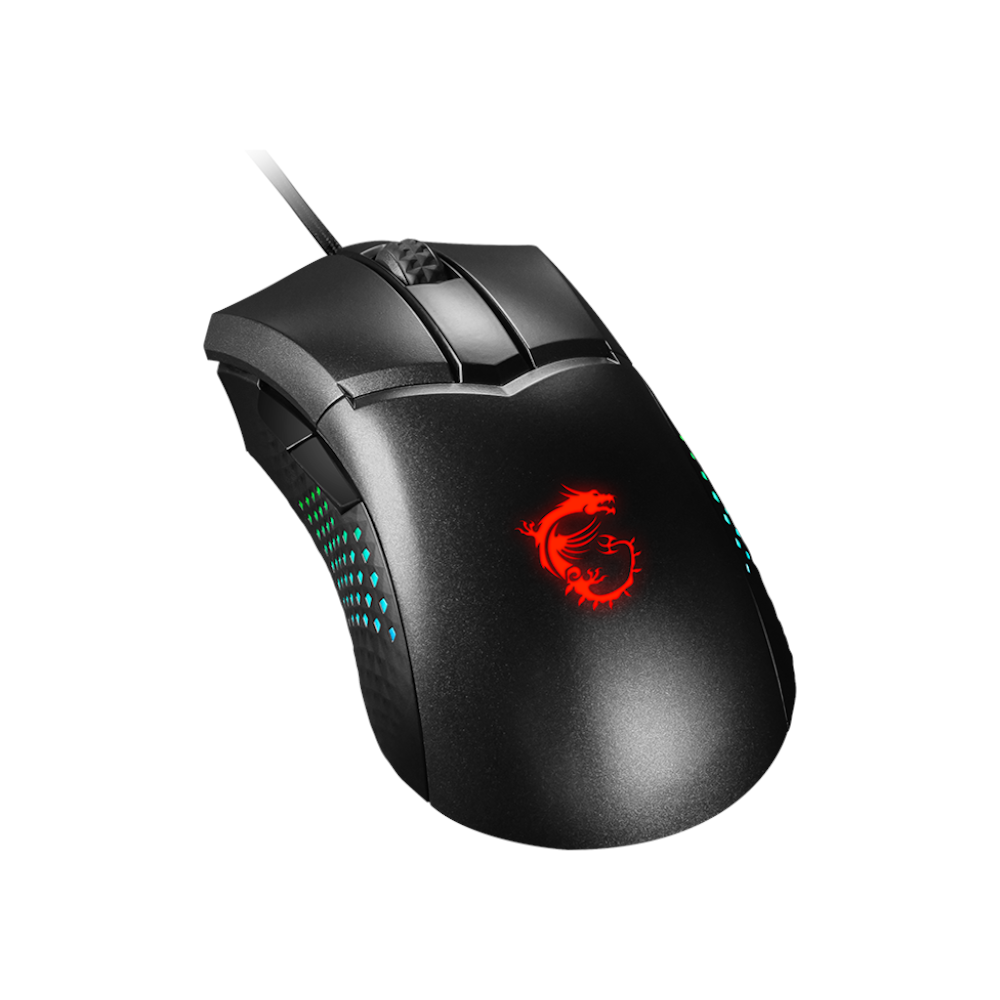 A large main feature product image of MSI Clutch GM51 Lightweight Gaming Mouse