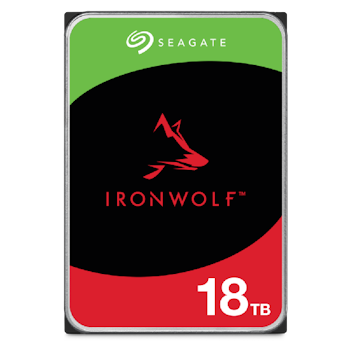 Product image of Seagate IronWolf 3.5" NAS HDD - 18TB 256MB - Click for product page of Seagate IronWolf 3.5" NAS HDD - 18TB 256MB