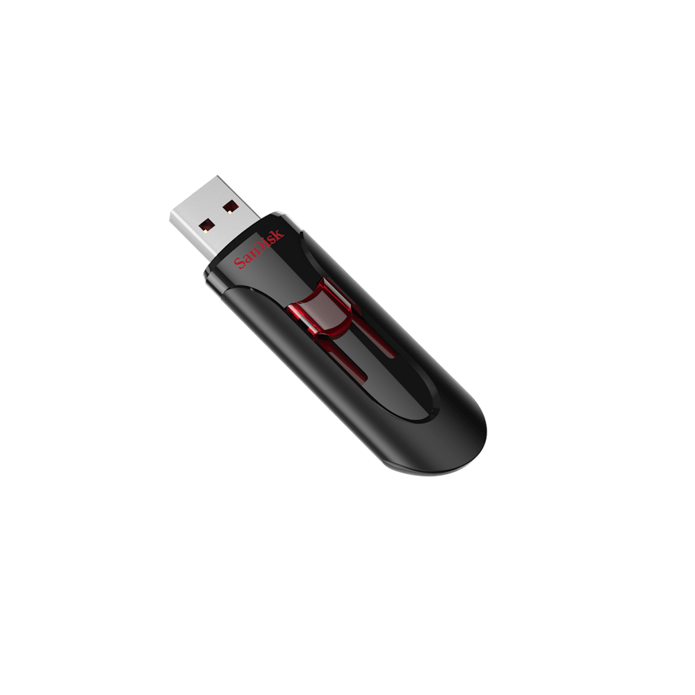 A large main feature product image of SanDisk Cruzer Glide 128GB USB 3.0 Type-A Flash Drive