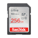 A product image of SanDisk Ultra 256GB SDXC U1 UHS-I SD Card