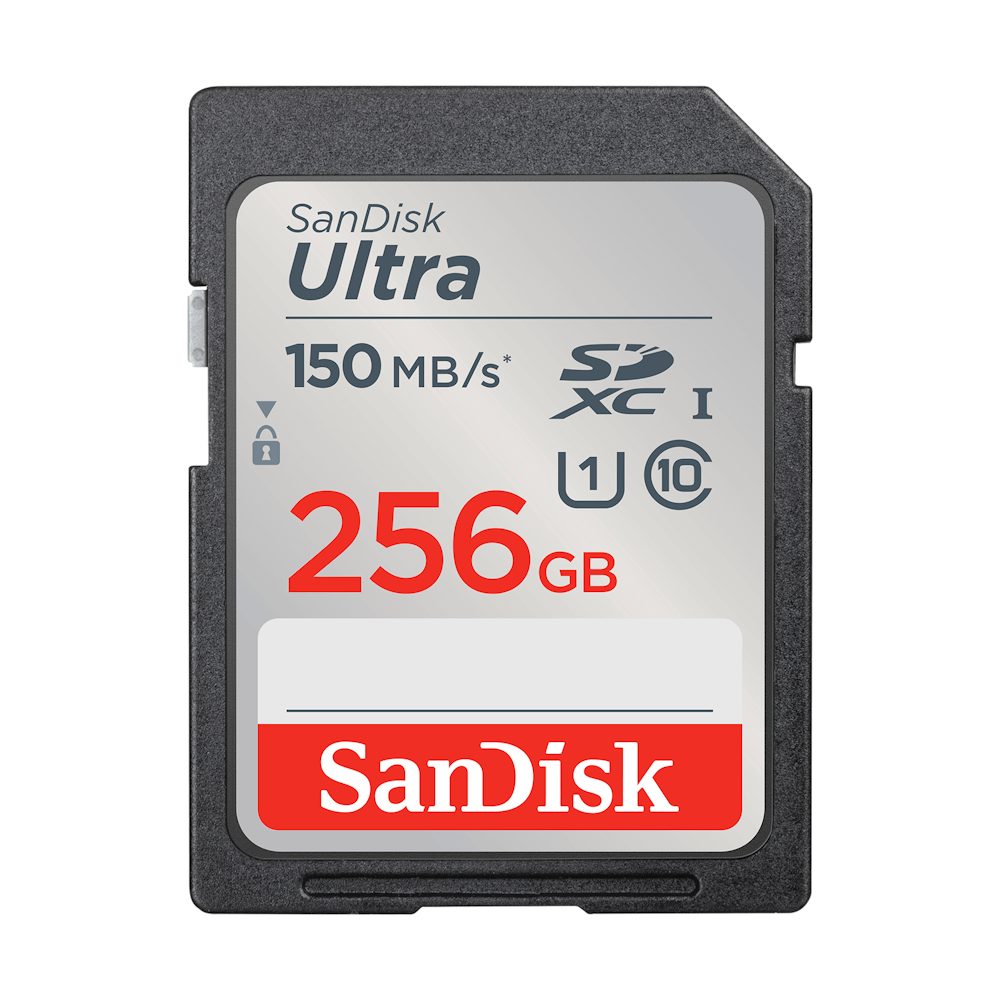 SanDisk Ultra 256GB SDHC/SDXC UHS-I Flash Card