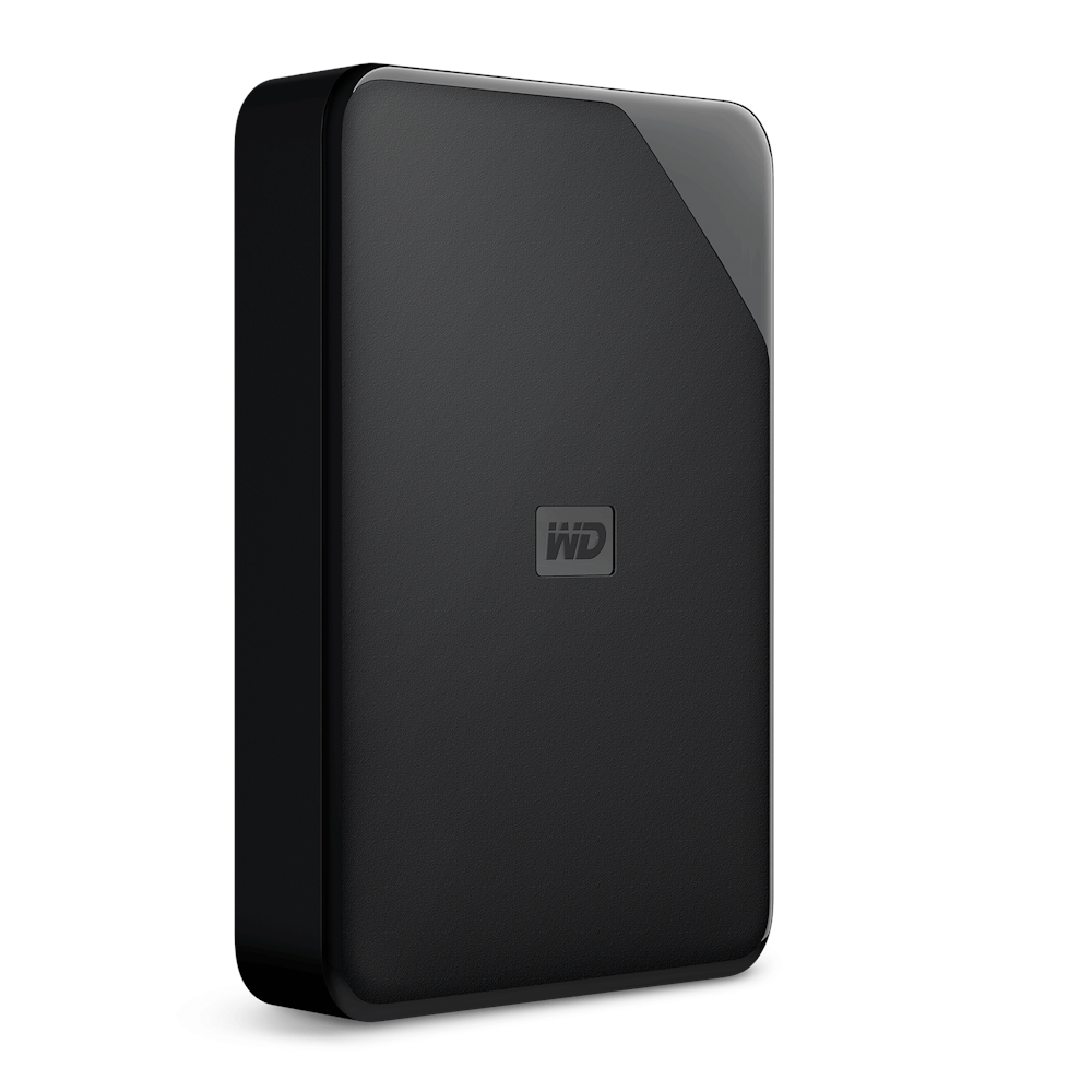 A large main feature product image of WD Elements SE Portable HDD - 5TB Black 