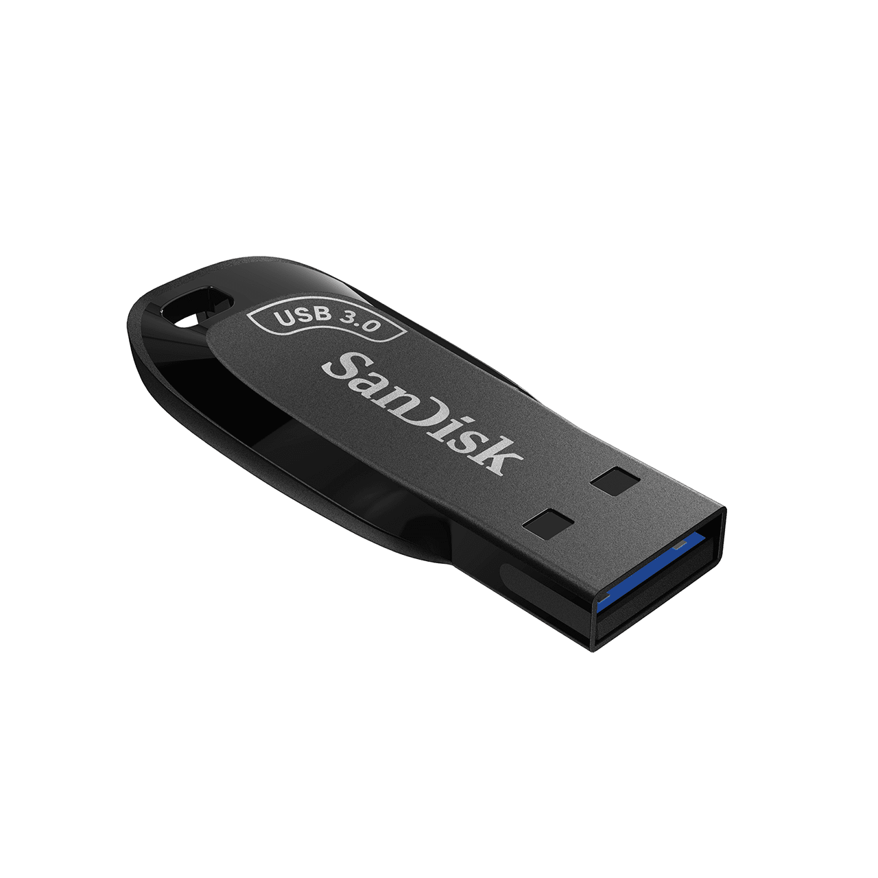 A large main feature product image of SanDisk Ultra Shift USB 3.0 Flash Drive - Black 64GB