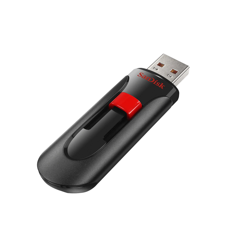 A large main feature product image of SanDisk Cruzer Glide USB 2.0 Type-A Flash Drive - 64GB