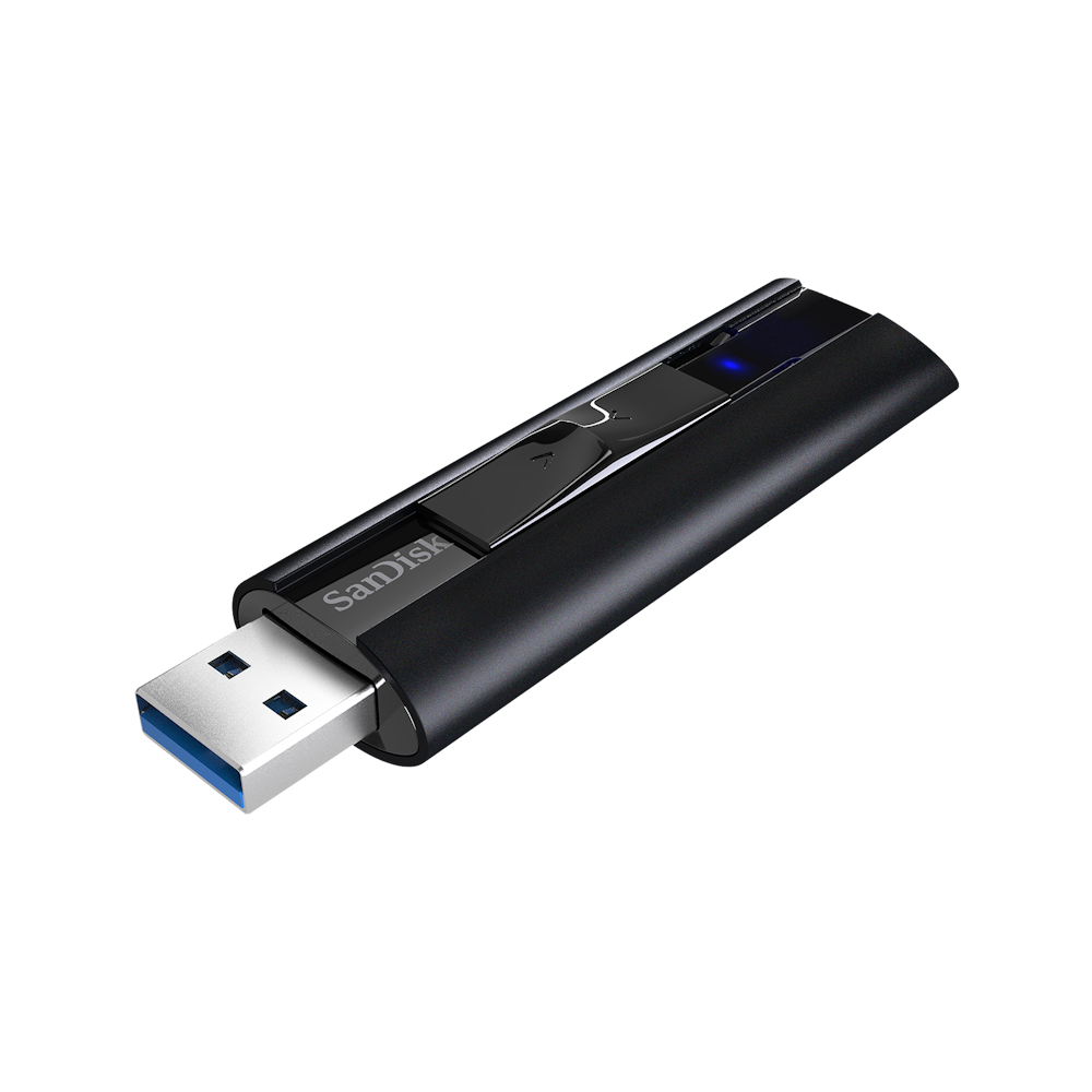 A large main feature product image of SanDisk Extreme Pro 512GB 3.2 Solid State Flash Drive