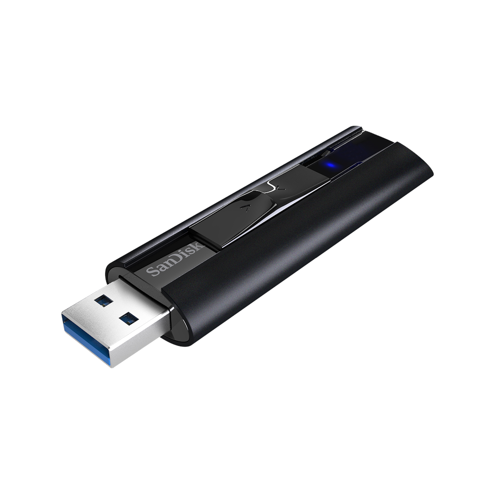 A large main feature product image of SanDisk Extreme Pro 512GB 3.2 Solid State Flash Drive