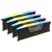 A product image of Corsair 192GB Kit (4x48GB) DDR5 Vengeance RGB C38 5200MT/s - Black
