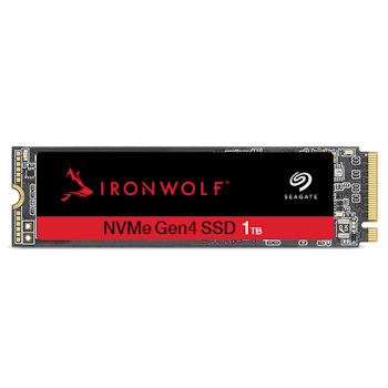 Product image of Seagate IronWolf 525 PCIe Gen4 NVMe M.2 NAS SSD - 1TB - Click for product page of Seagate IronWolf 525 PCIe Gen4 NVMe M.2 NAS SSD - 1TB