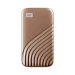 A product image of WD My Passport Portable SSD - 1TB Gold