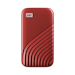 A product image of WD My Passport Portable SSD - 1TB  Red