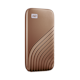 A small tile product image of WD My Passport Portable SSD - 2TB Gold