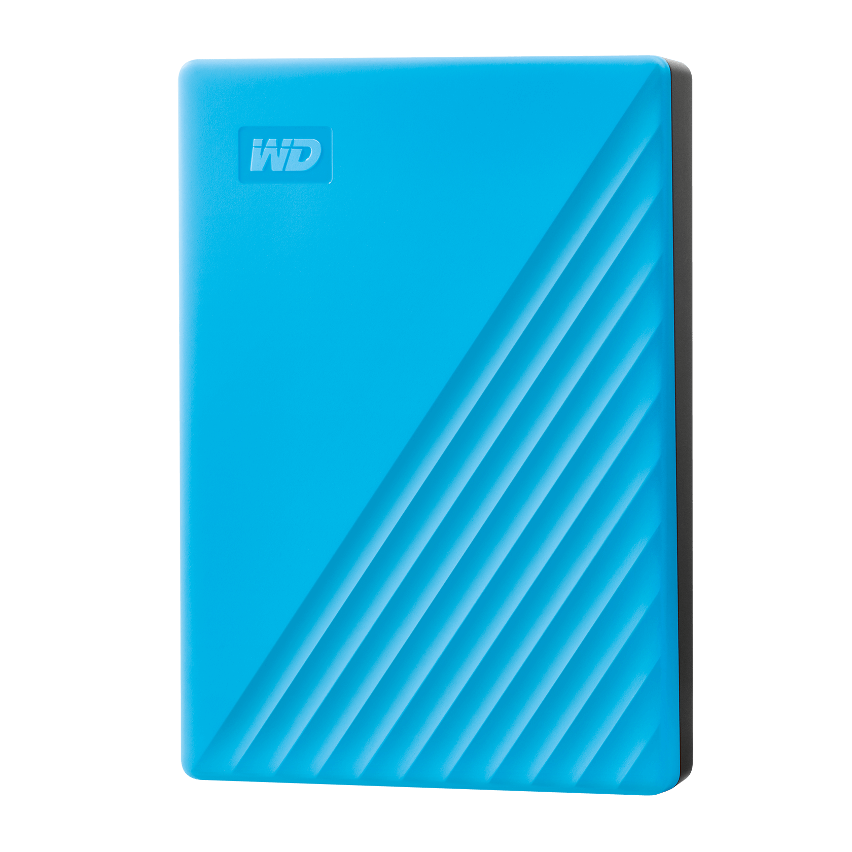 A large main feature product image of WD My Passport Portable HDD - 4TB Blue