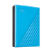 A product image of WD My Passport Portable HDD - 4TB  Blue