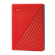 A small tile product image of WD My Passport Portable HDD - 4TB Red