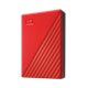 A small tile product image of WD My Passport Portable HDD - 4TB Red