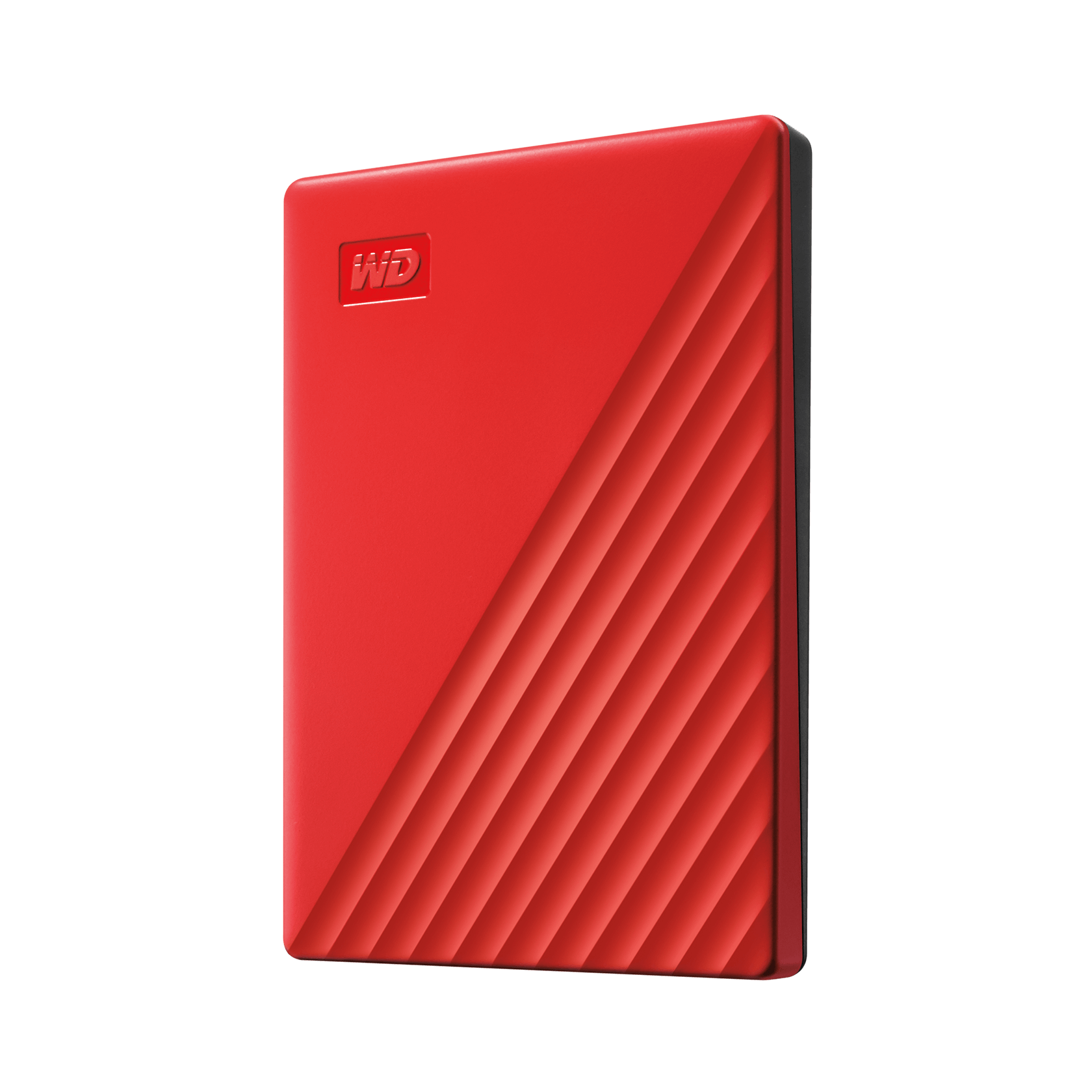 A large main feature product image of WD My Passport USB 3.0 Portable 2.5" External HDD - 2TB Red