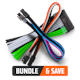 A small tile product image of GamerChief Sleeved Cable Bundle