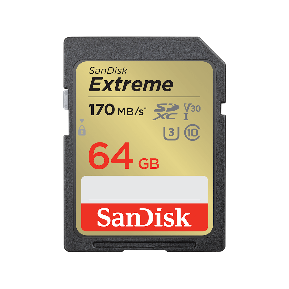 SanDisk Extreme 64GB UHS-I SD Card