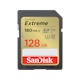 A small tile product image of SanDisk Extreme 128GB UHS-I SD Card