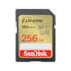 A small tile product image of SanDisk Extreme 256GB UHS-I SD Card