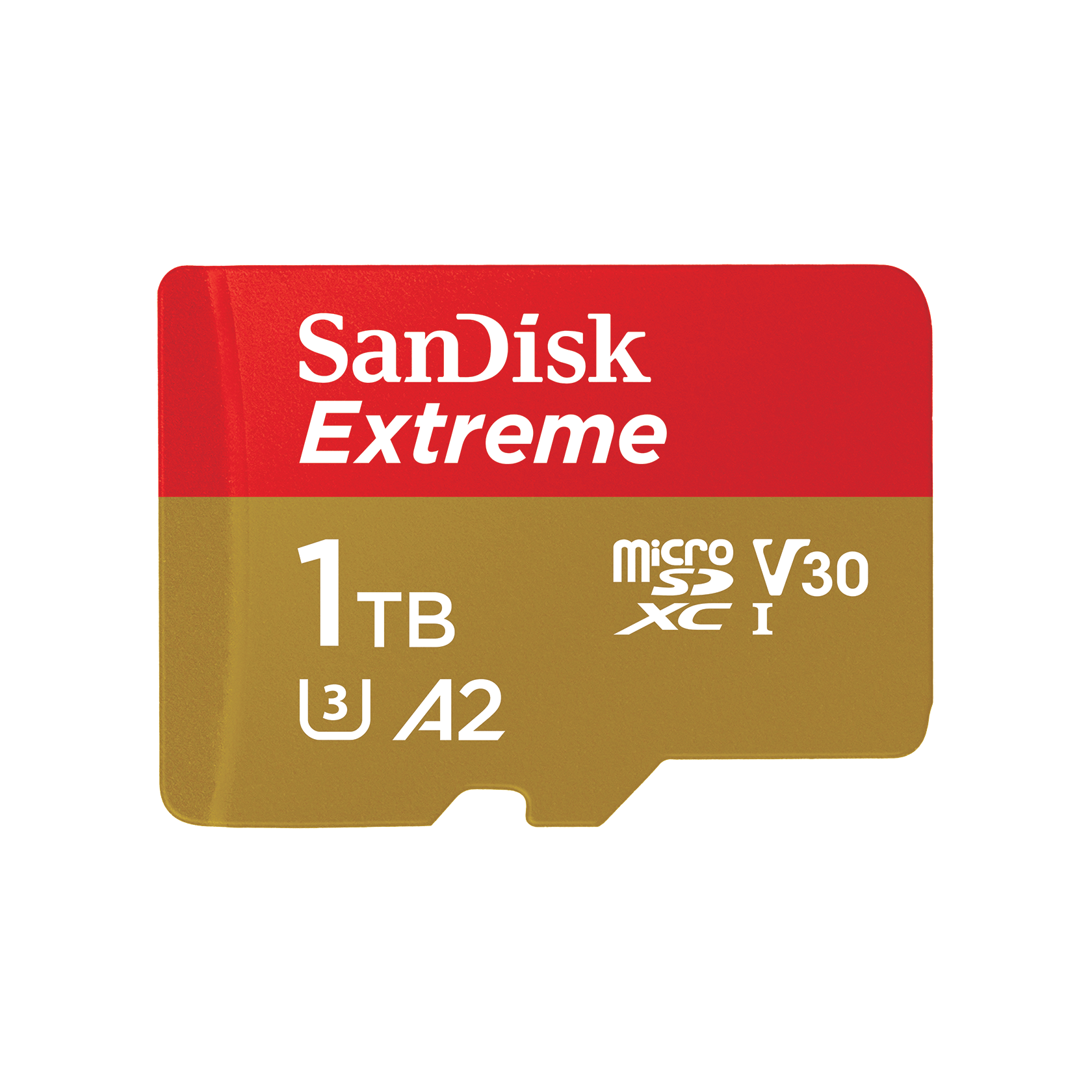A large main feature product image of SanDisk Extreme microSDXC U3 V30 A2 UHS-I microSD Card - 1TB