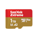 A product image of SanDisk Extreme 1TB MicroSDXC UHS-I Card