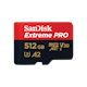 A small tile product image of SanDisk Extreme PRO 512GB MicroSDXC UHS-I Card