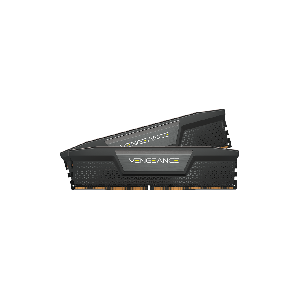 A large main feature product image of Corsair 96GB Kit (2x48GB) DDR5 Vengeance C38 5200MT/s - Black