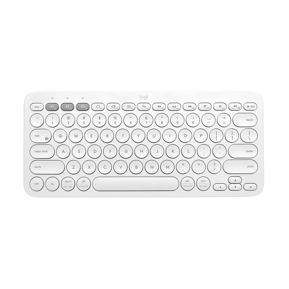 Logitech K380 Multi-Device Bluetooth Keyboard - Off-white