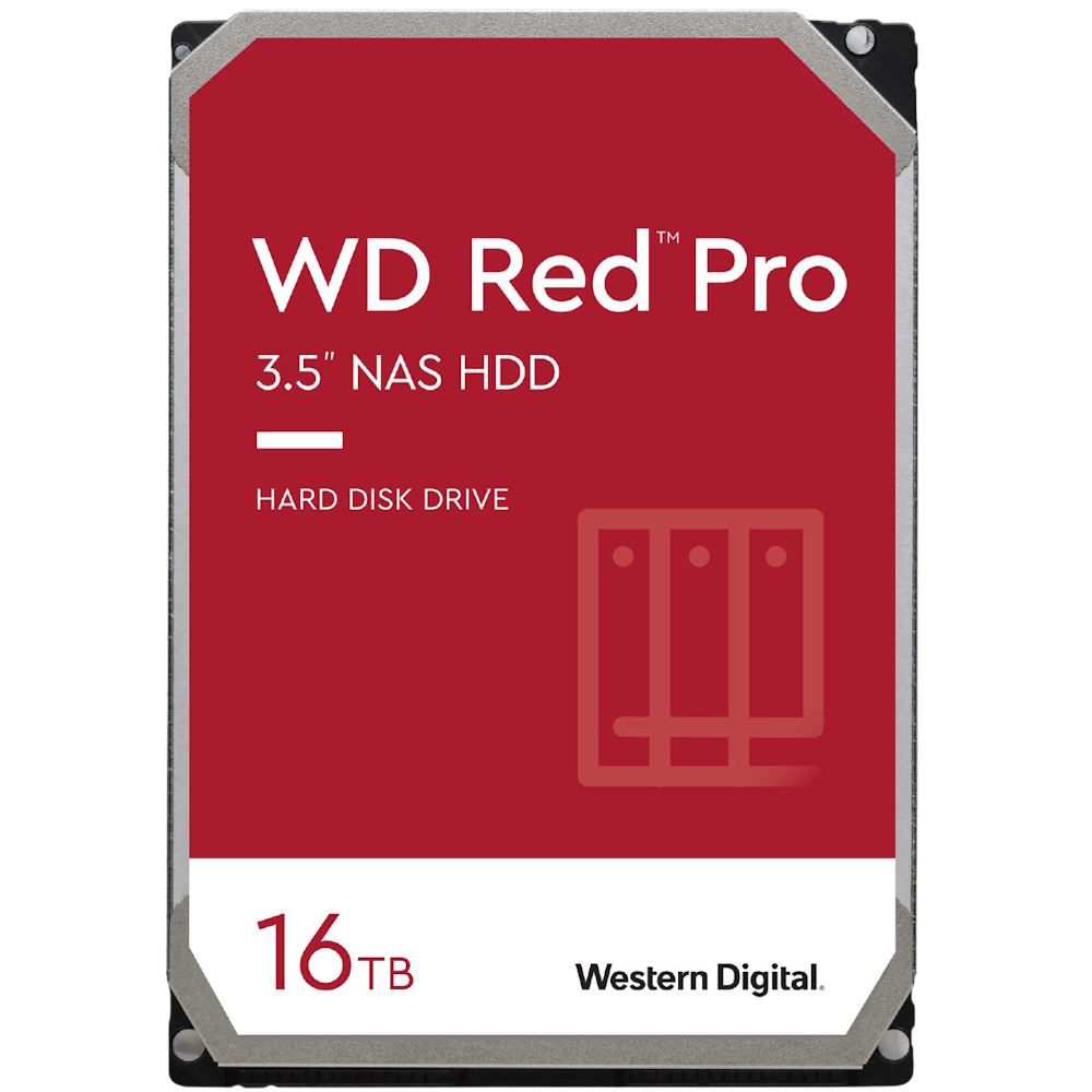 WD Red Pro 3.5" NAS HDD - 16TB 512MB