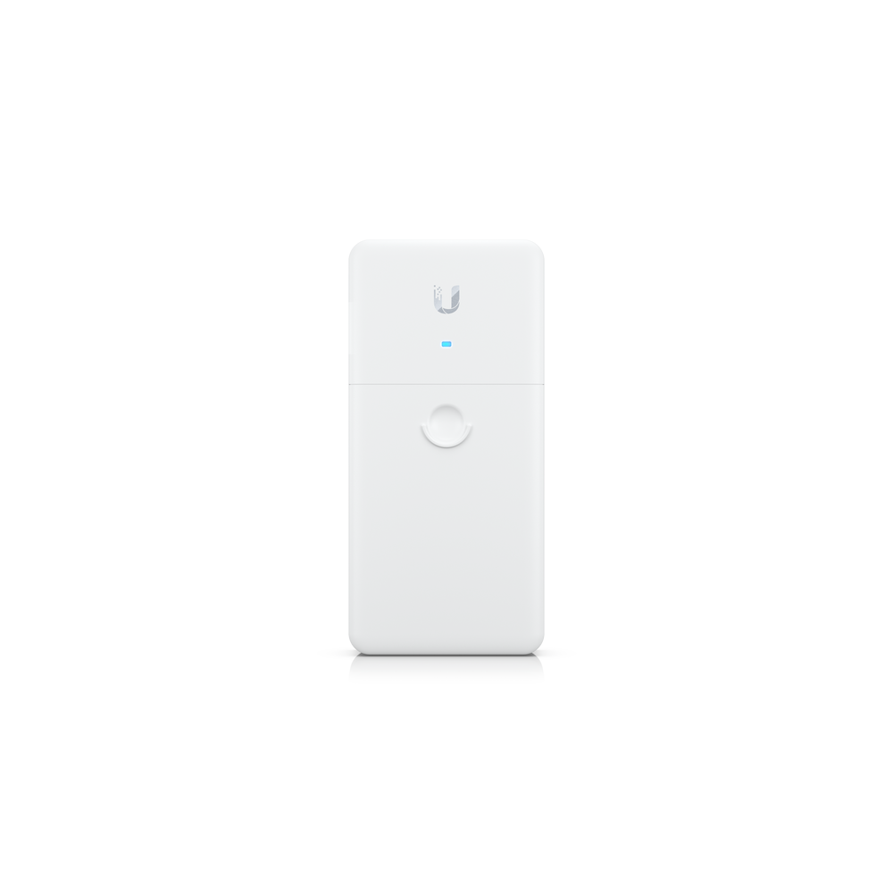 A large main feature product image of Ubiquiti Long-Range Ethernet Repeater w/ PoE Passthrough