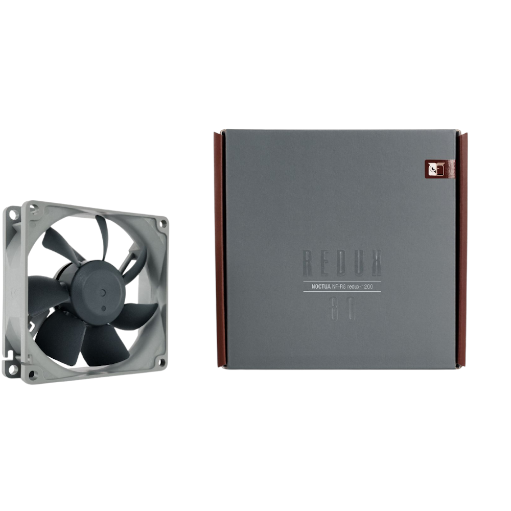 Noctua NF-R8-REDUX-1200 80mm x 25mm 1200RPM Redux Cooling Fan