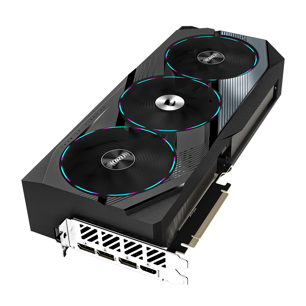 A large main feature product image of Gigabyte GeForce RTX 4070 Aorus Master 12GB GDDR6X