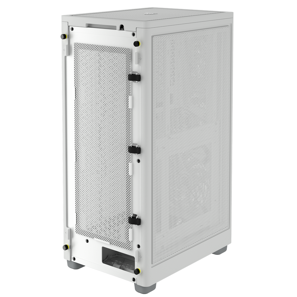 A large main feature product image of Corsair 2000D Airflow mITX Case - White