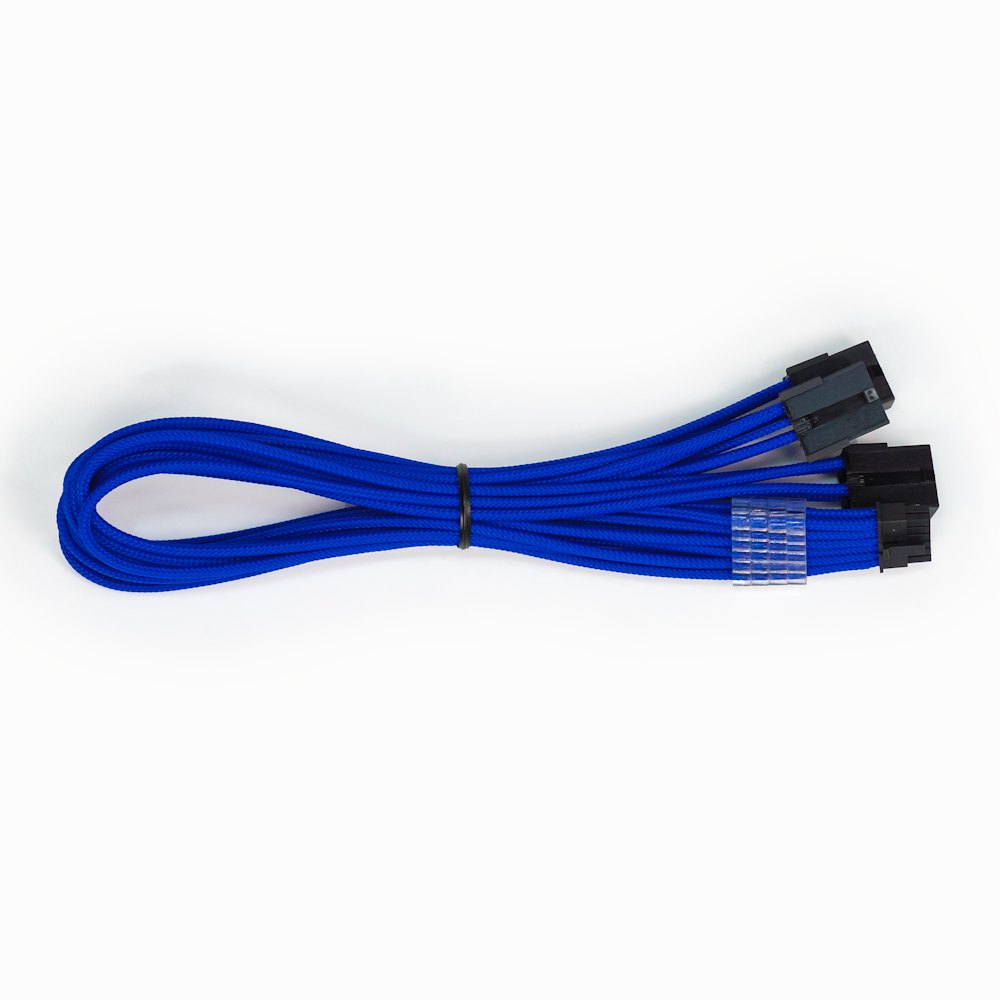 GamerChief 12VHPWR 450W 3x8-Pin 45cm Sleeved Extension Cable (Blue)