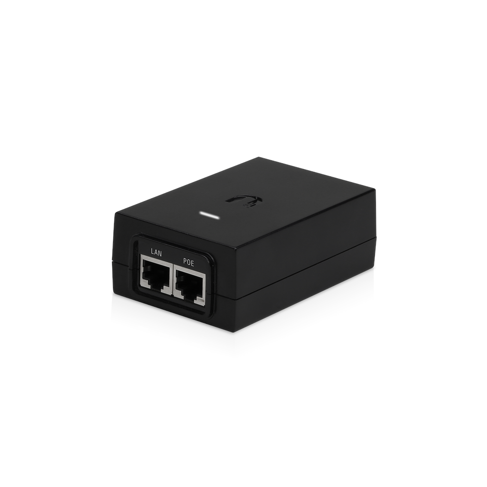 A large main feature product image of Ubiquiti POE Injector 24VDC, 30W