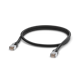 A small tile product image of Ubiquiti UISP All-Weather Outdoor CAT5e Patch Cable - 1m Black