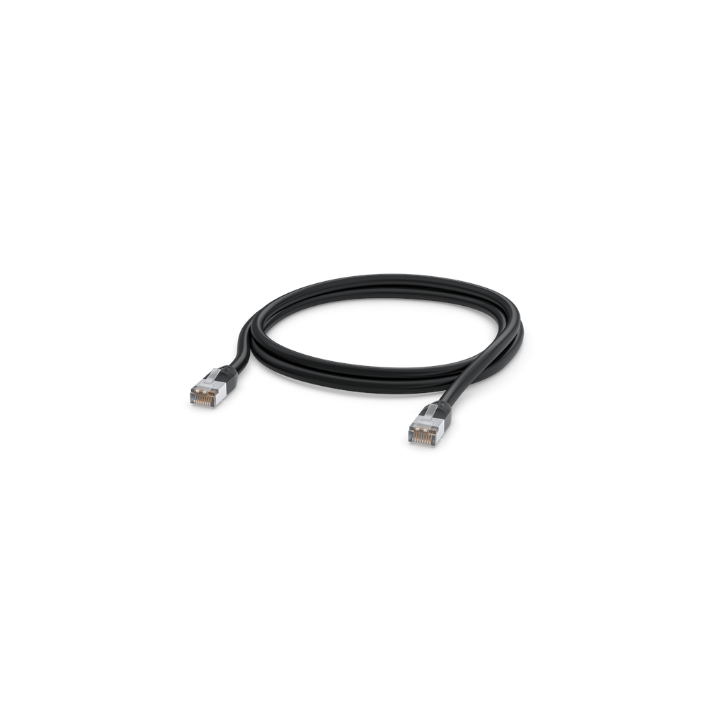 Ubiquiti UISP All-Weather Outdoor CAT5e Patch Cable - 2m Black