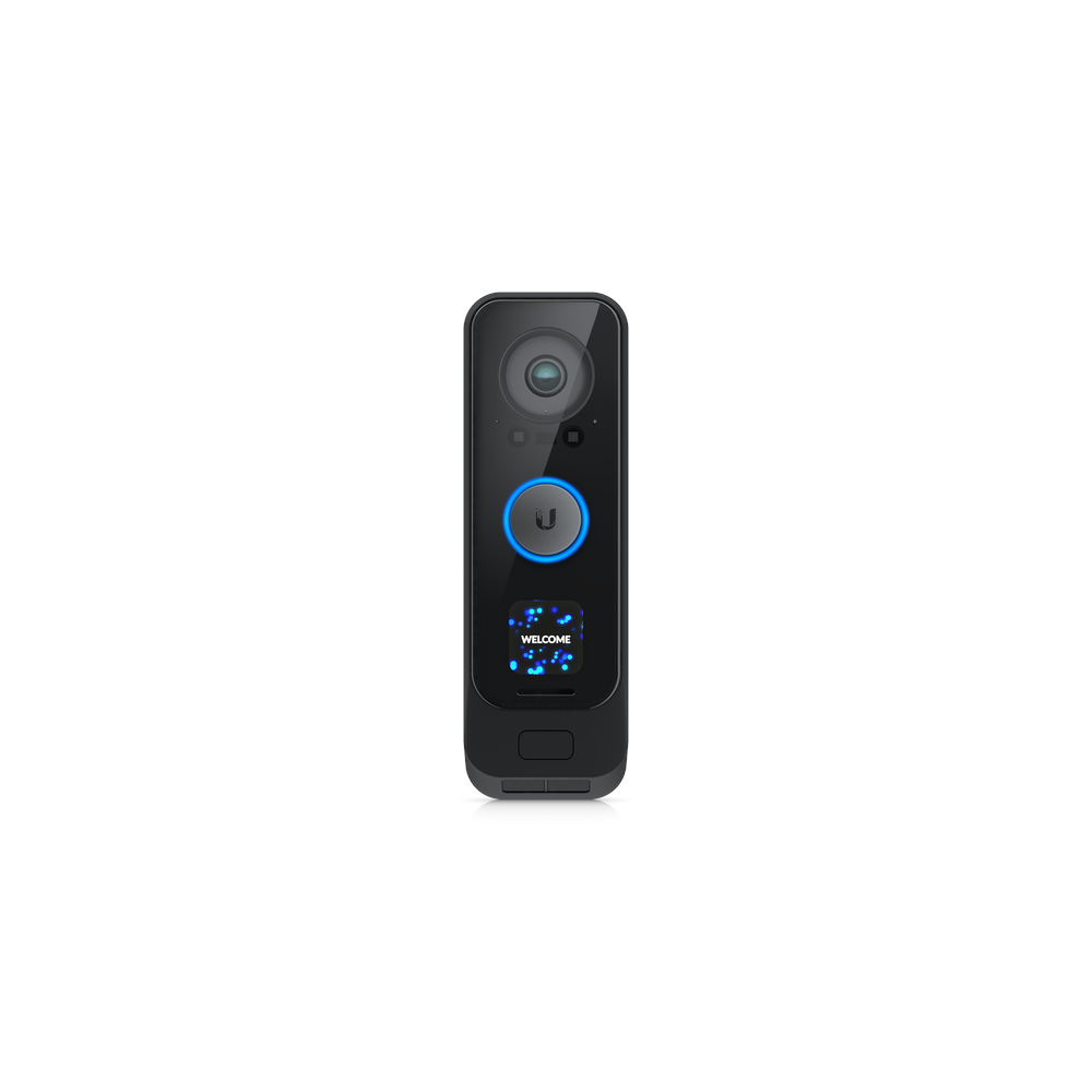 A large main feature product image of Ubiquiti UniFi G4 Doorbell Pro, 5MP Night Vision Camera, 8MP Package Camera, w/ Programmable Display
