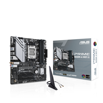 Product image of ASUS PRIME B650M-A WiFi II AM5 mATX Desktop Motherboard - Click for product page of ASUS PRIME B650M-A WiFi II AM5 mATX Desktop Motherboard