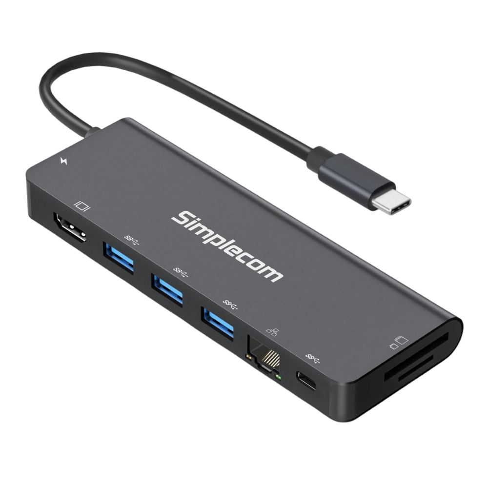 Simplecom CHN590 SuperSpeed USB-C 9-in-1 Multiport Docking Station