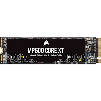 Product image of Corsair MP600 CORE XT PCIe Gen4 NVMe M.2 SSD - 2TB - Click for product page of Corsair MP600 CORE XT PCIe Gen4 NVMe M.2 SSD - 2TB