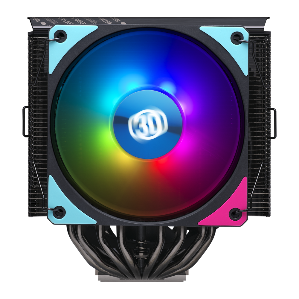 A large main feature product image of Cooler Master MasterAir MA824 Stealth CPU Cooler