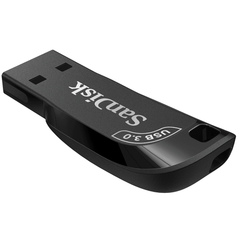 A large main feature product image of SanDisk Ultra Shift USB 3.0 Flash Drive - Black 256GB